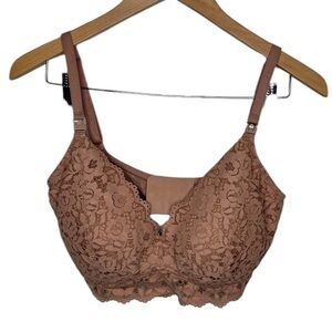 Momanda Coffee Cream Nursing Lace Bra Women Size 36F